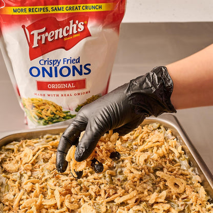 French's Original Crispy Fried Onions 24 oz – Clean-Label Topping for Better-for-You Home Cooking