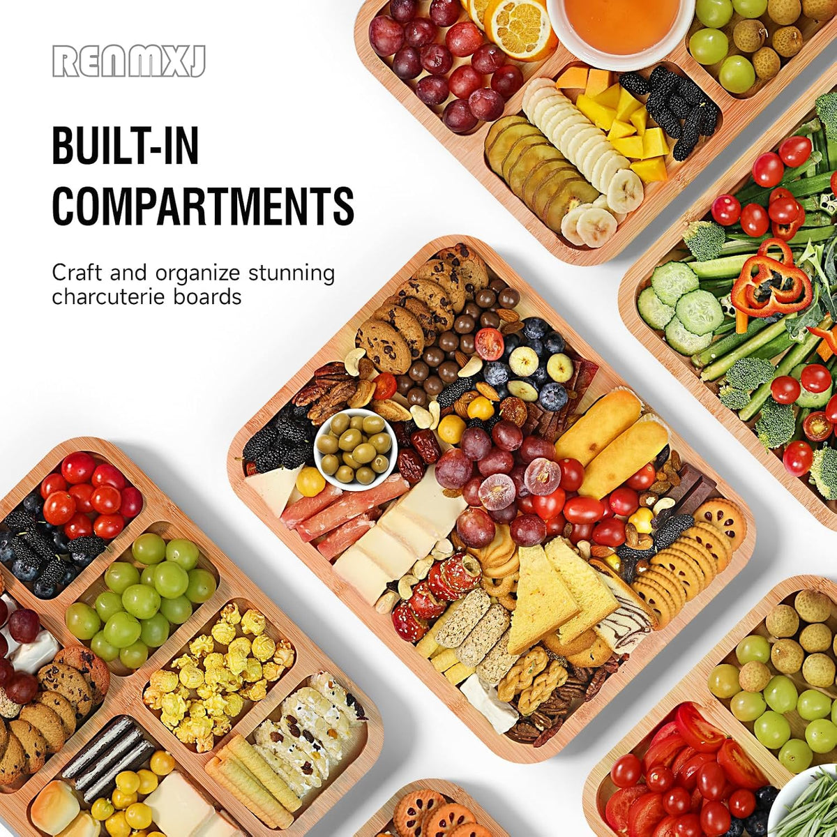 Locking Snack Box with Clear Lid – Workspace Food Organizer for Portable Lunches, Study Sessions, and Healthy Snacking