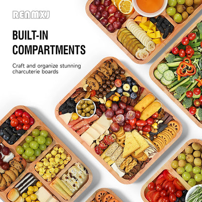 Locking Snack Box with Clear Lid – Workspace Food Organizer for Portable Lunches, Study Sessions, and Healthy Snacking