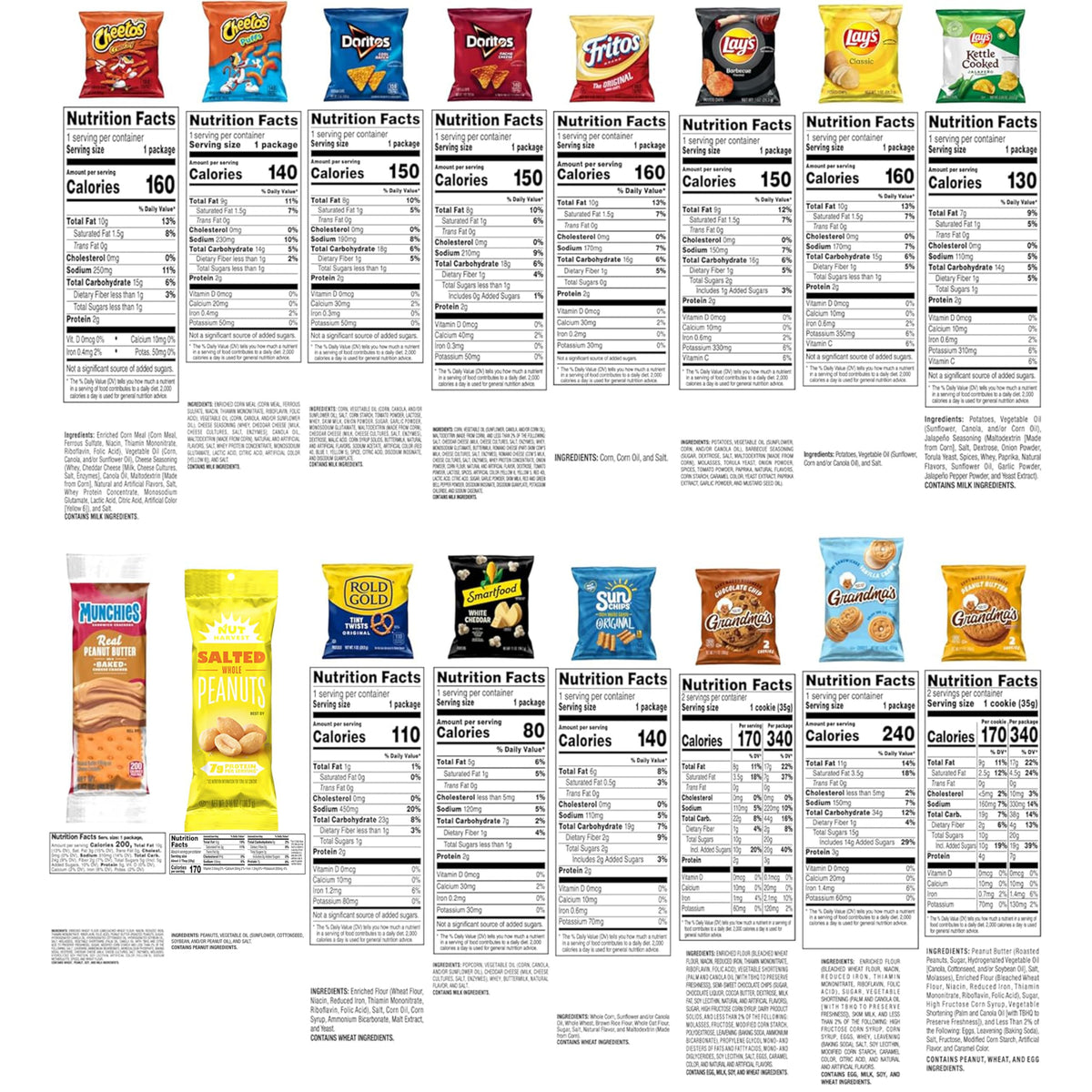 Frito-Lay Ultimate Classic Snacks Package – Valentine's Day Snack Care Package for Far-Away Loved Ones