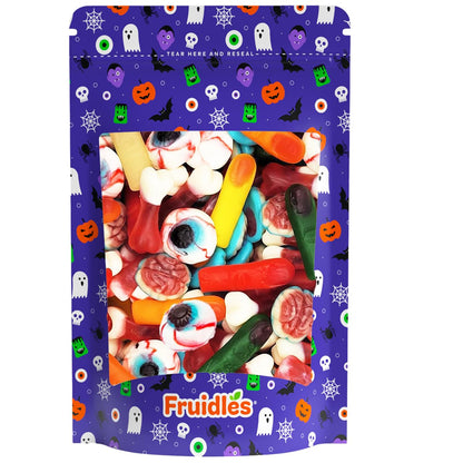 Fruidles Halloween Missing Body Parts Gummies – Spooky Candy Bowl Treats for Kids Birthday Party Tables and Goody Bags