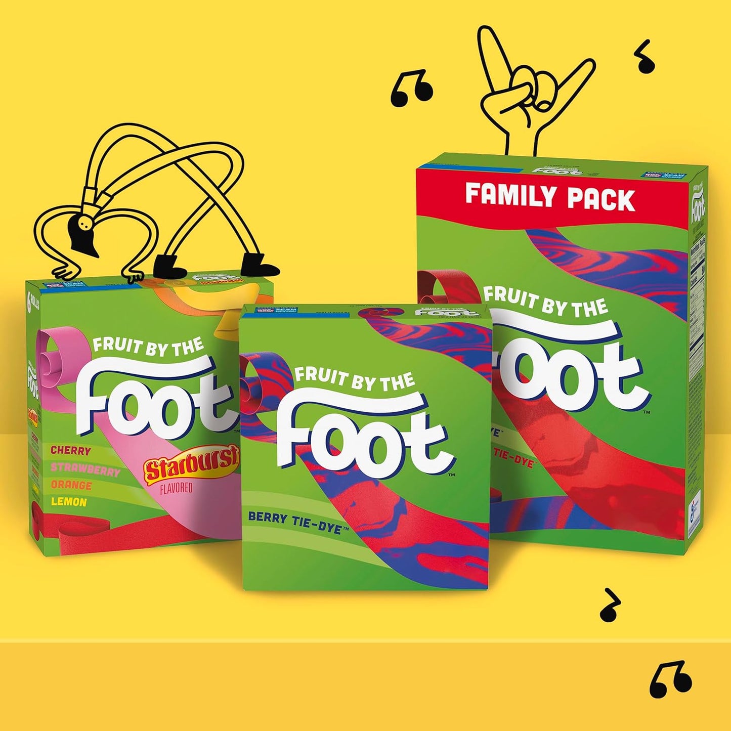 Fruit by the Foot Gluten Free Fruit Snacks – Cleaner-Label Pantry Snack with Vitamin C, 6 Pouch Variety Pack