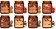 Pumpkin/Apple/Cinnamon/Vanilla Cake - 8 Pack