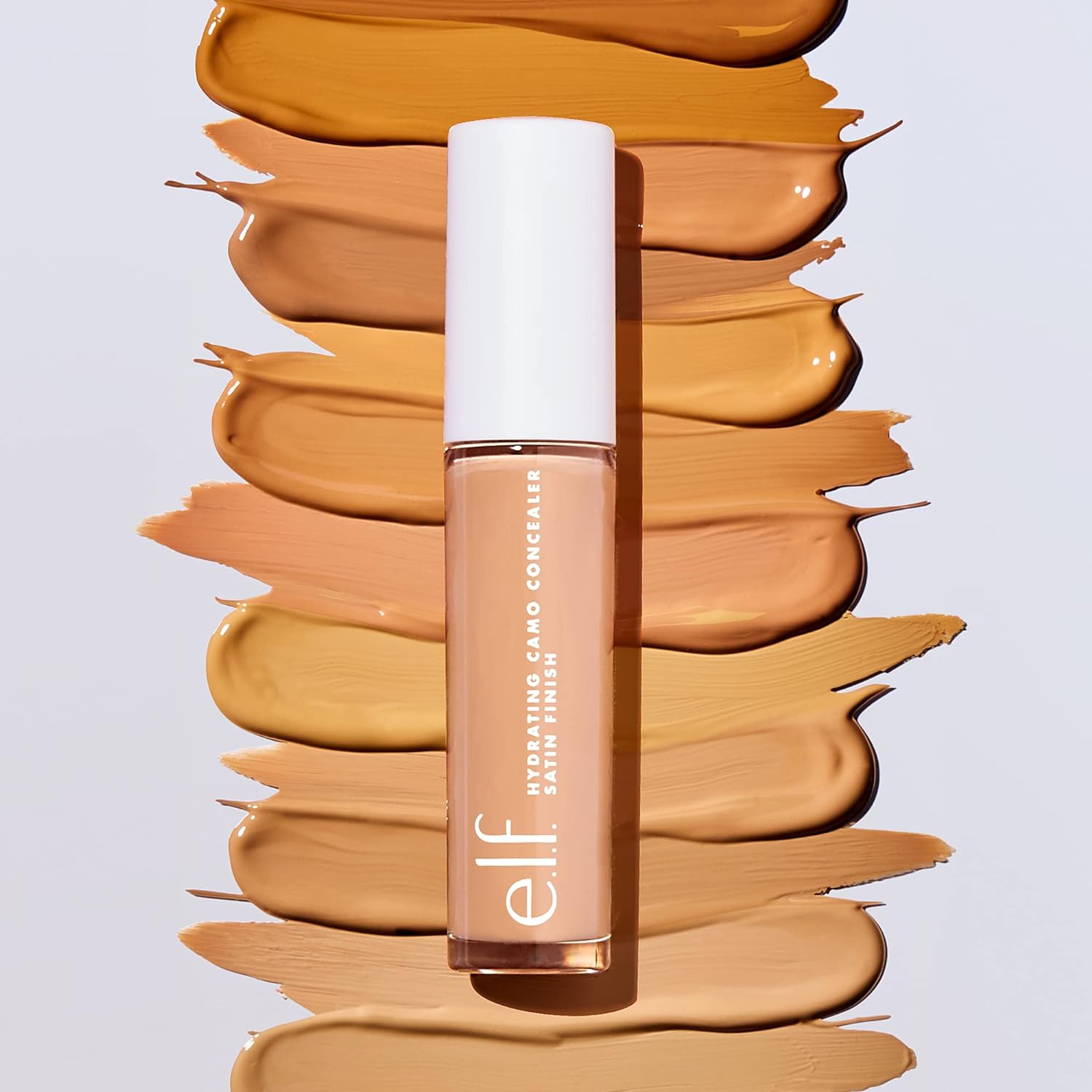full-coverage, crease-proof, long-wear satin finish