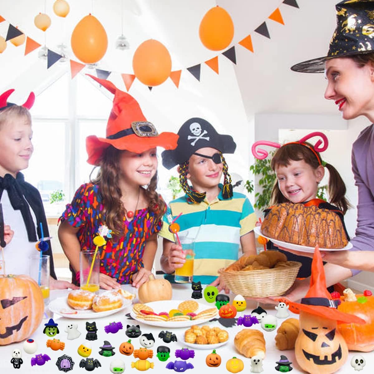 full holiday line available in matching halloween, christmas, and easter variants for year-round party favor needs