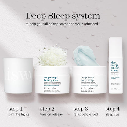 This Works Deep Sleep Pillow Spray for Travel, Smokeless Sleep Mist for Hotels and Flame-Free Bedside Comfort