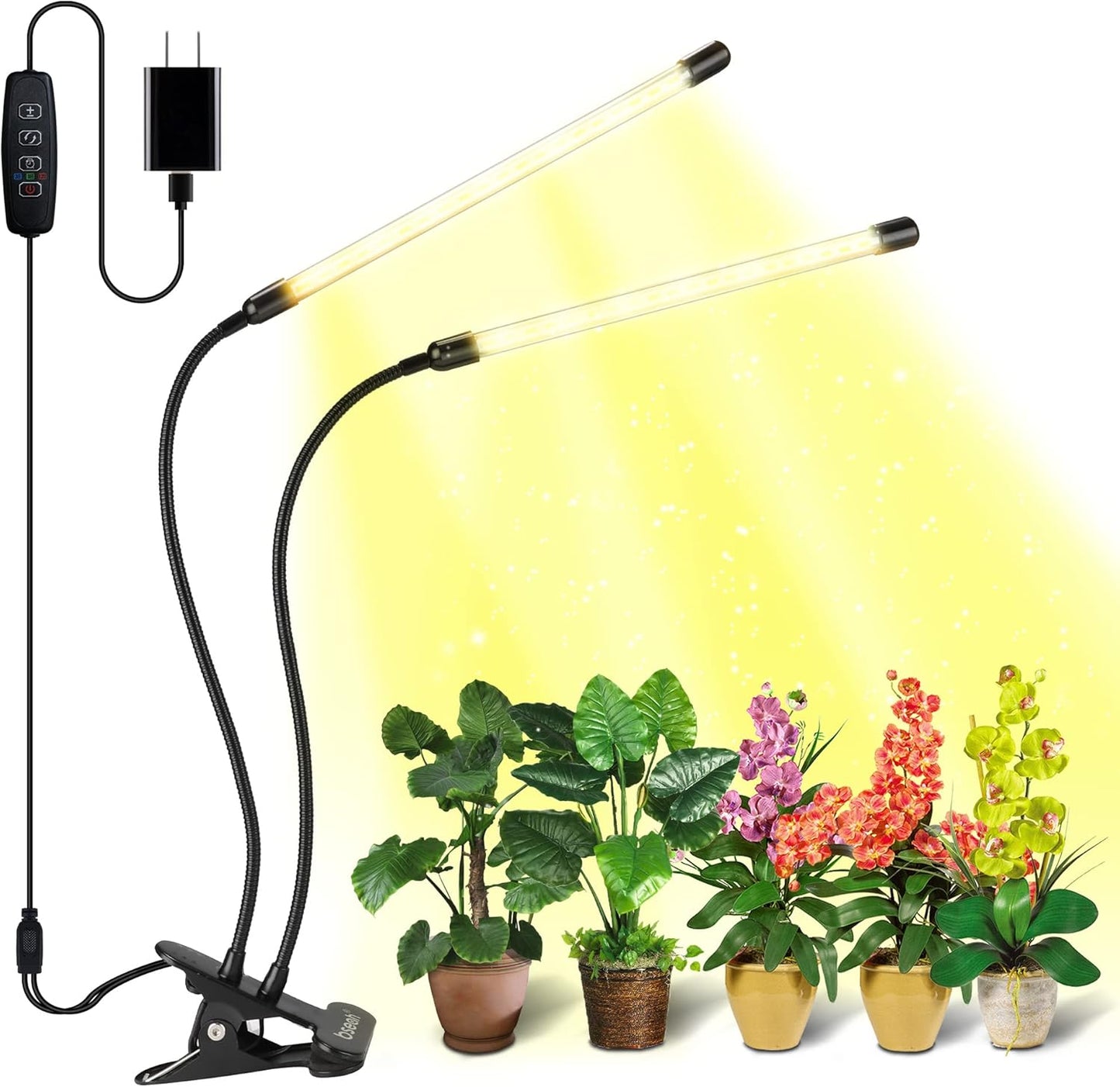 full spectrum yellow and white led combination for photosynthesis, germination, and flowering