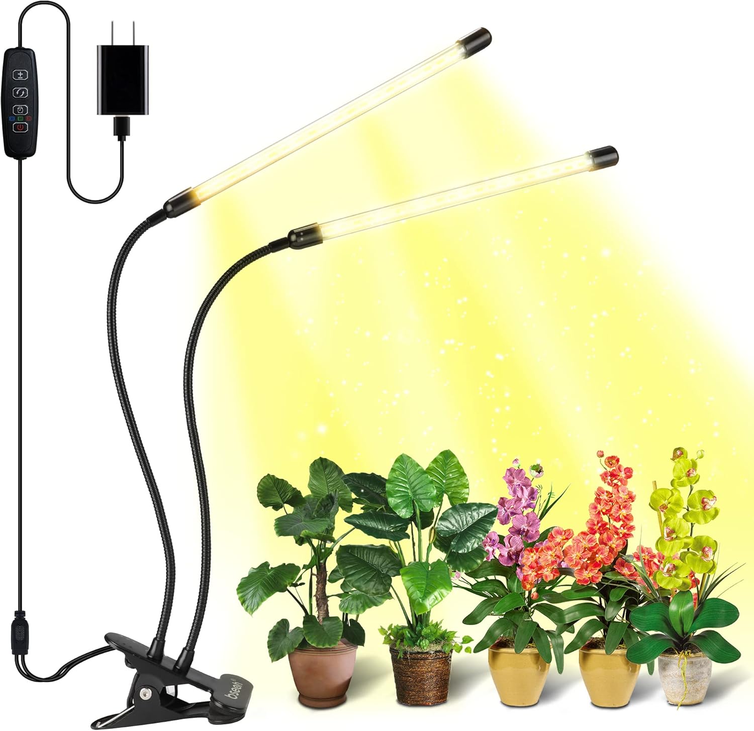 full spectrum yellow and white led combination for photosynthesis, germination, and flowering