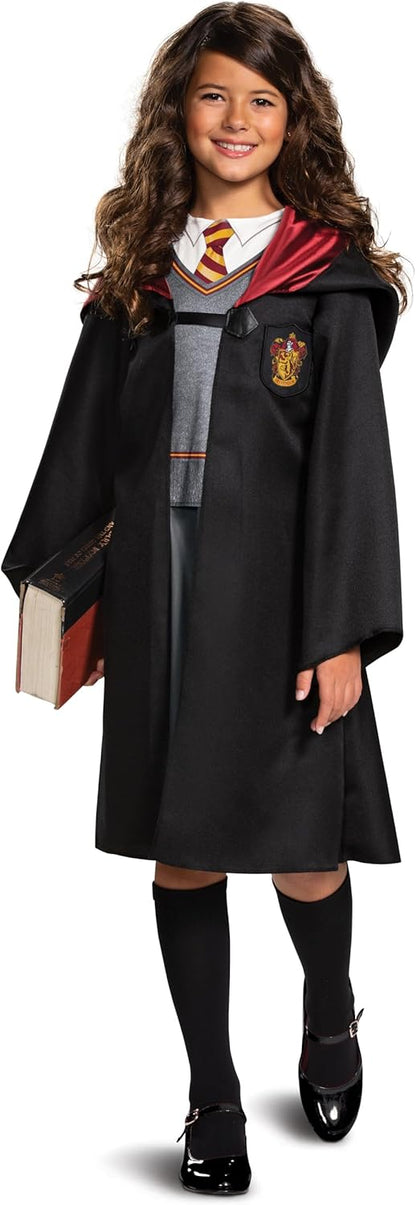 full twill robe with shiny satin hood lining for an authentic hogwarts feel