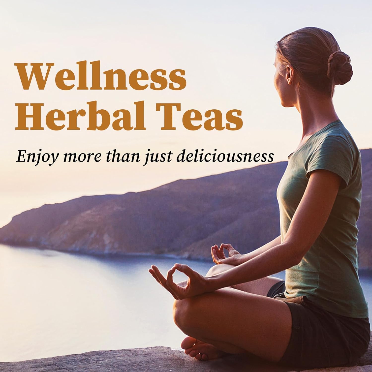 FullChea Lemon Ginger Herbal Sachets – Calming Anti-Inflammatory Cup for Nightly Mindfulness and Immunity