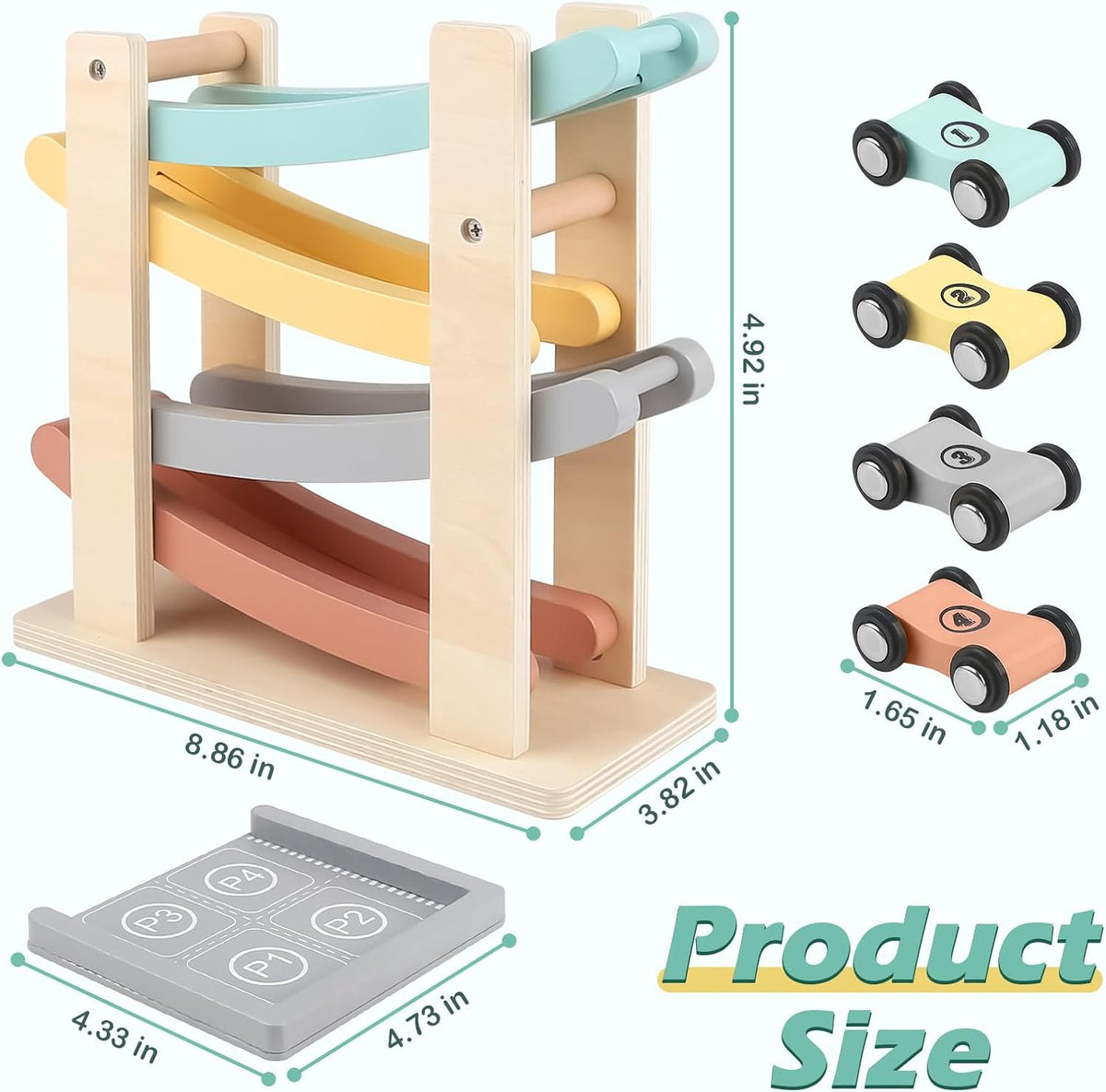 fully assembled — no tools or setup required