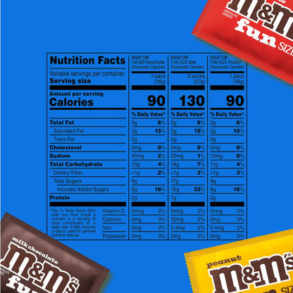 fun-size individually wrapped pieces