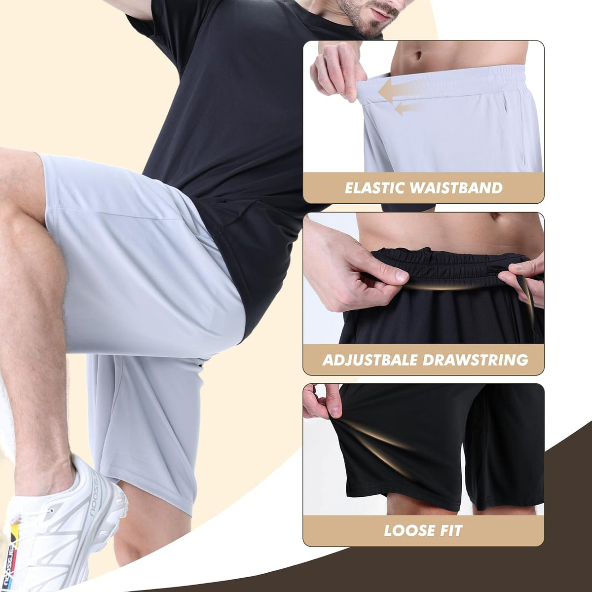 functional side pockets for carrying phone and essentials during workouts