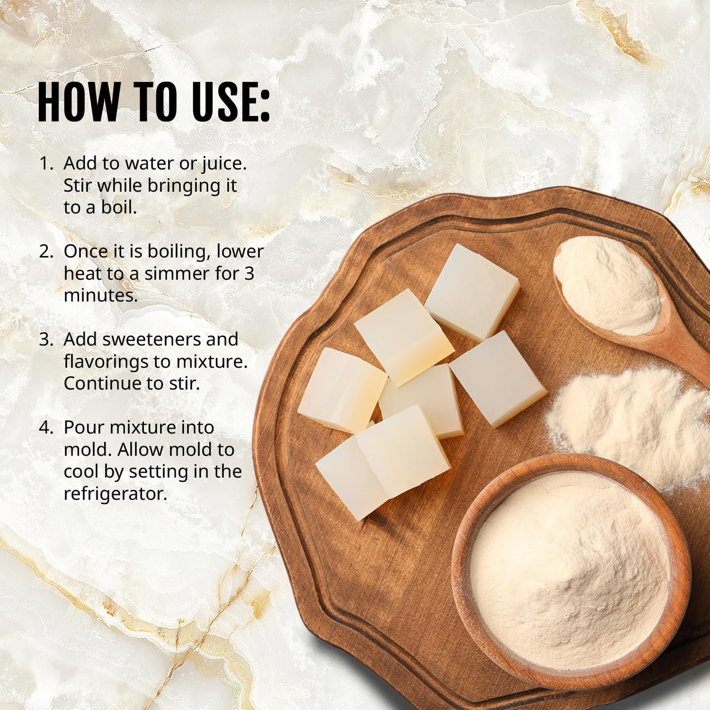functions as both a gelling agent and thickening agent