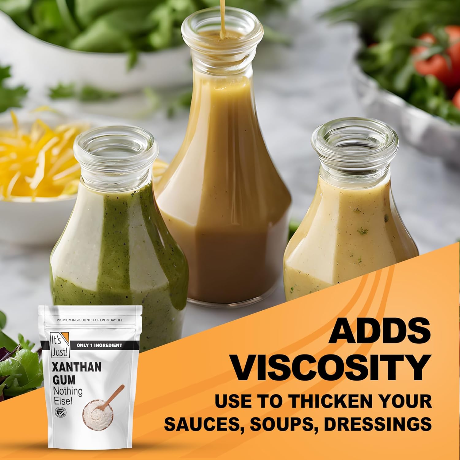 functions as both thickener (sauces, soups) and binder (baked goods)