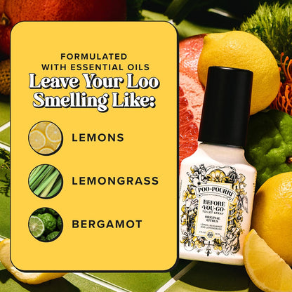 Poo-Pourri Before-You-Go Toilet Spray – Hostess Gift for Dinner Party Hosts, Bathroom Odor Solution 2 oz