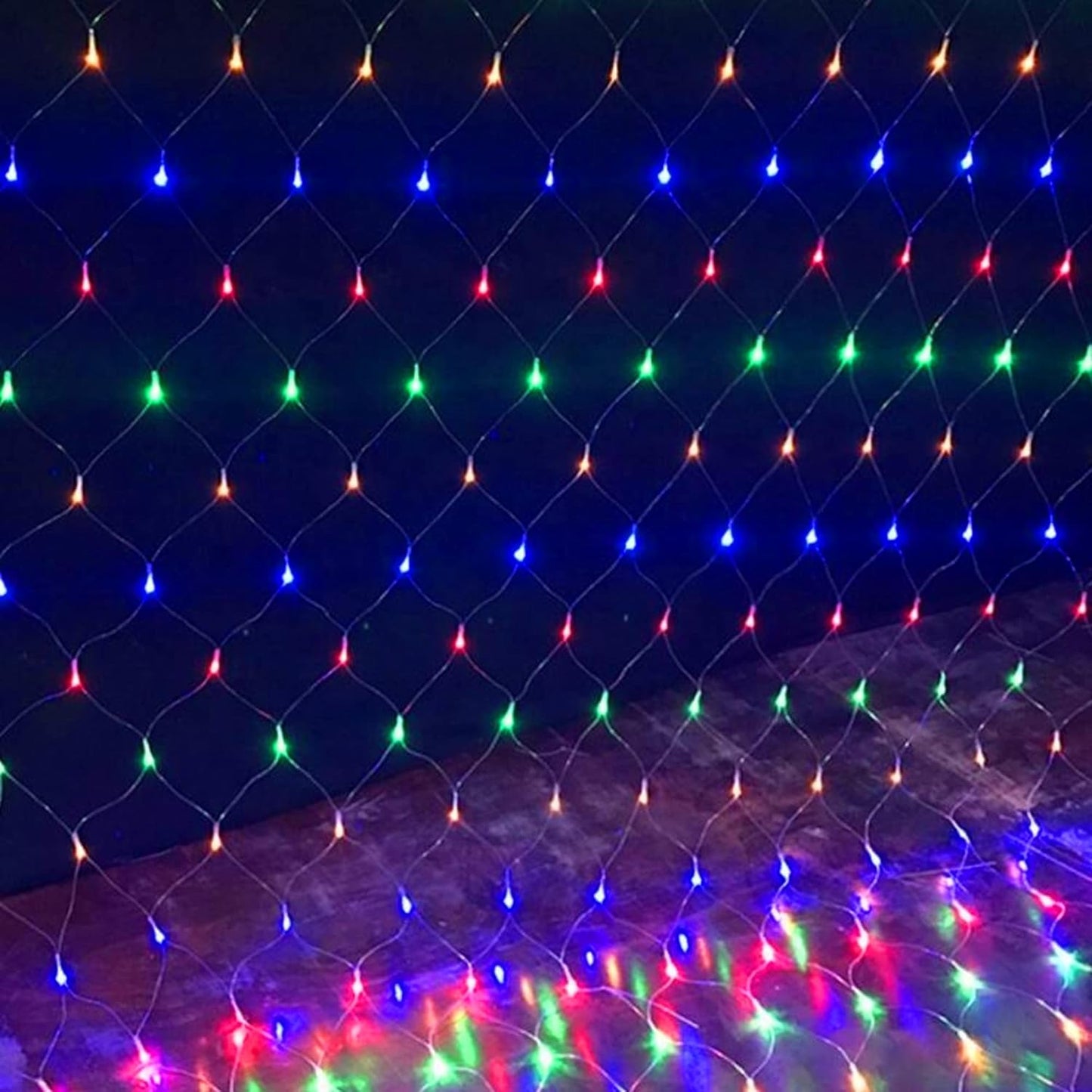 FUNPENY Christmas Net Mesh Lights – Durable 8-Mode Outdoor Decor for Yard Shrubs, Balcony and Winter Patio Setup
