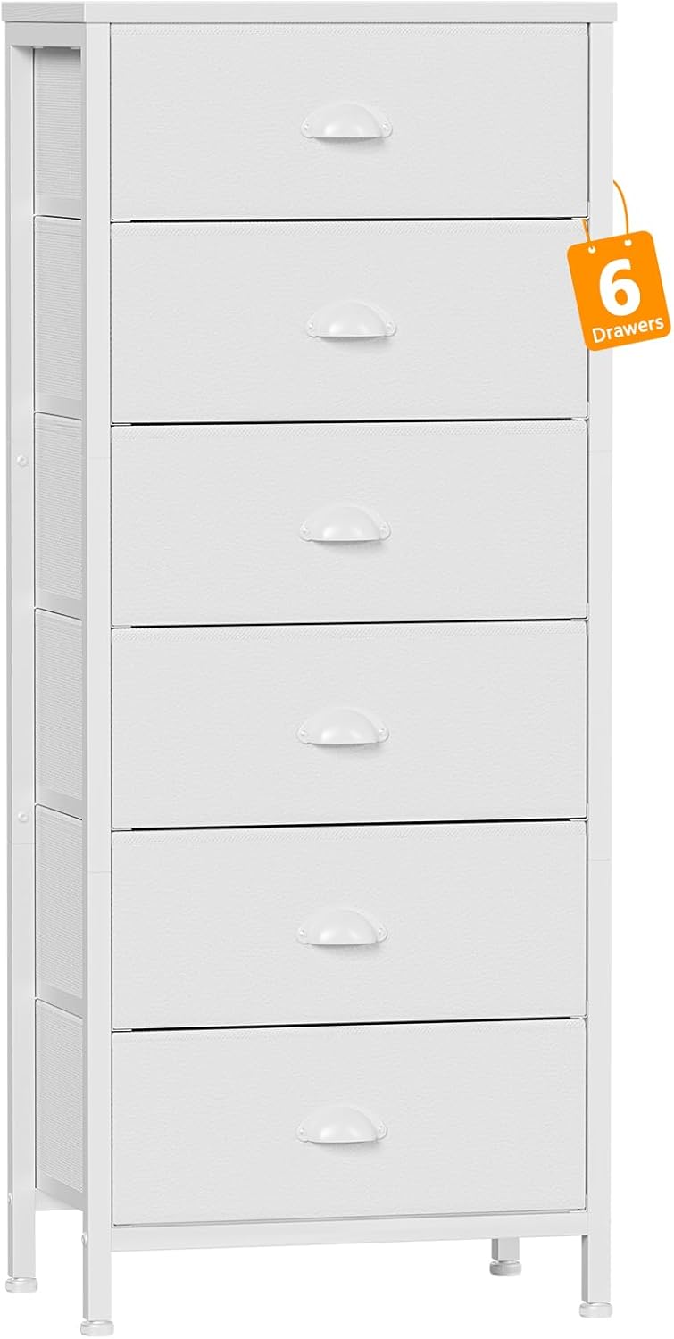 Furnulem Compact Dresser Tower – Understated Organizer for Modern Studio Bedrooms