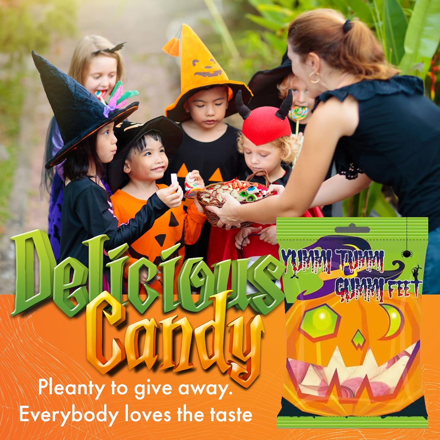 Fusion Select Halloween Eyeball Gummy Candy – Kid-Safe Trick or Treat Handout for Front Porch and Classroom Goody Bags