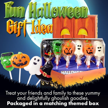 Fusion Select Individually Wrapped Suckers – Portable Halloween Candy for Camping Trips, Park Parties & Outdoor Fall Events