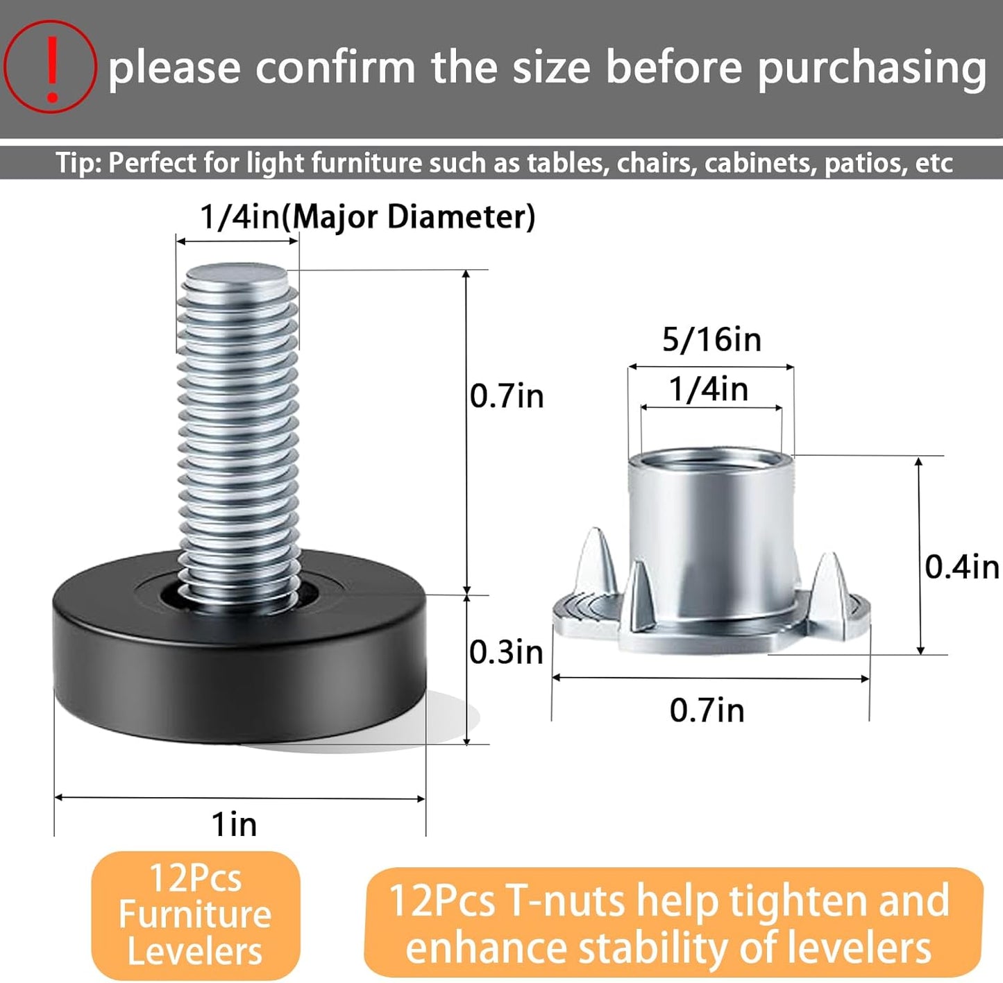 galvanized steel stem with black polypropylene base for rust resistance and floor protection