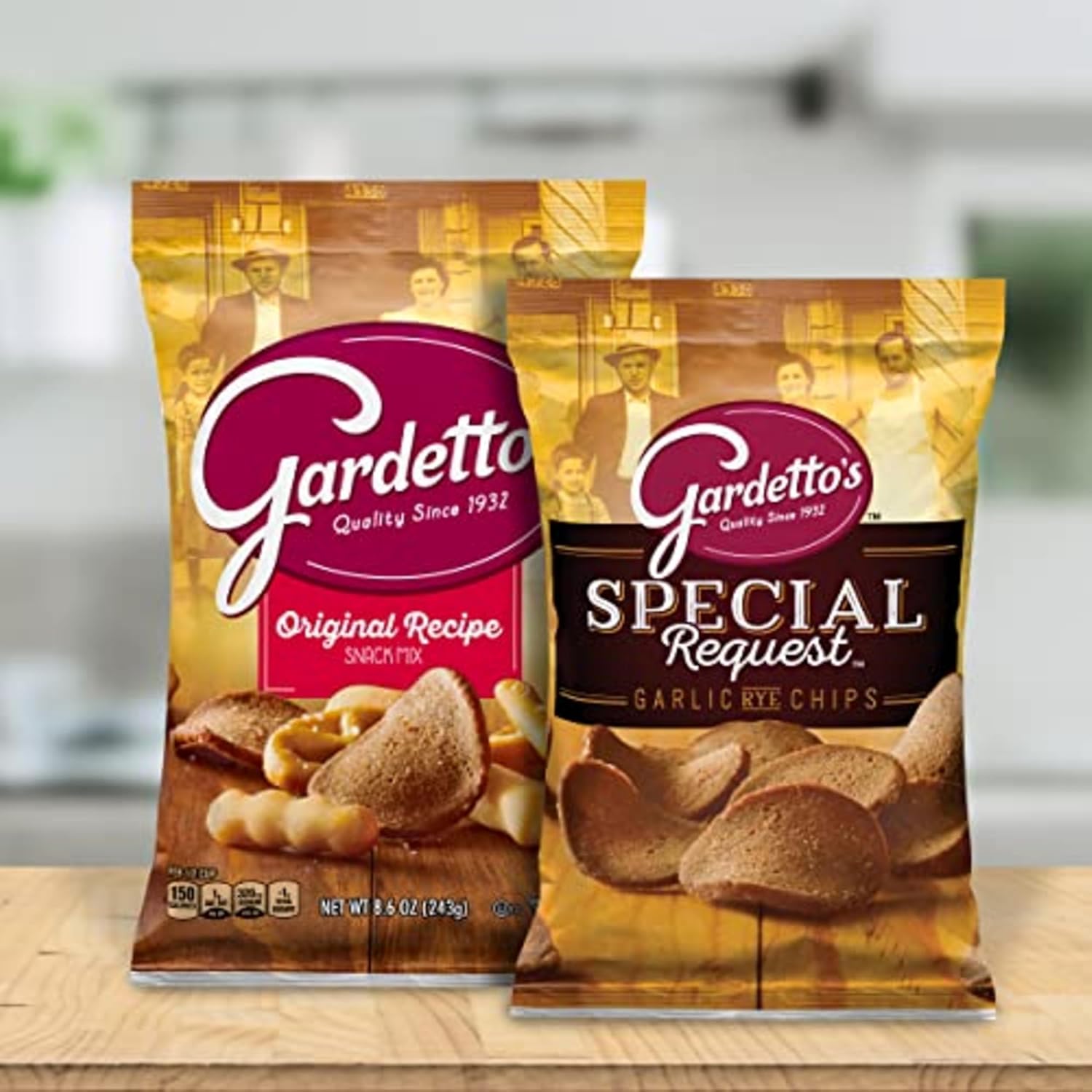 Gardetto's Original Recipe Snack Mix – Single-Serve Bags for School Lunchboxes & After-School Snacks, 10-Count Multipack