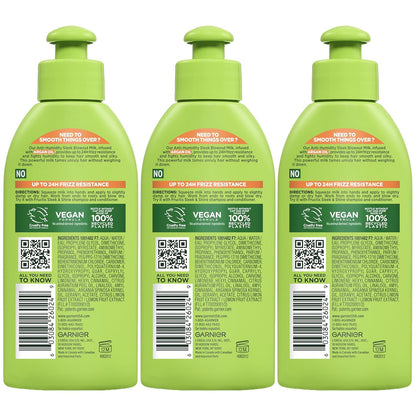 Garnier Fructis Argan Oil Milk – Durable Frizz Defense for Patio Styling & Outdoor Events