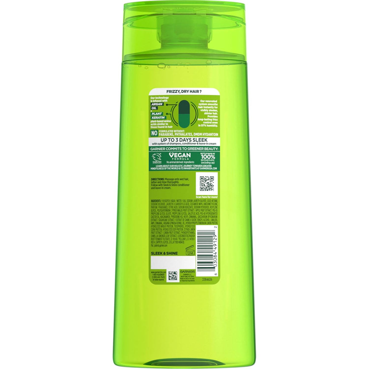 Garnier Fructis Sleek & Shine Smoothing Cream – Intentional Beauty, Minimal Steps Required