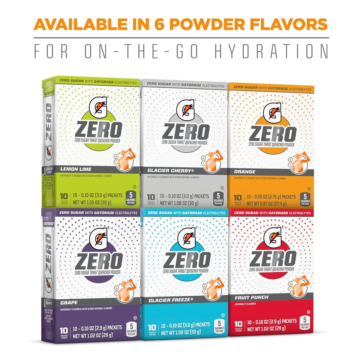 Gatorade G Zero Sports Drink Mix – Family Pantry Hydration for Active Kids and Weekend Tournaments