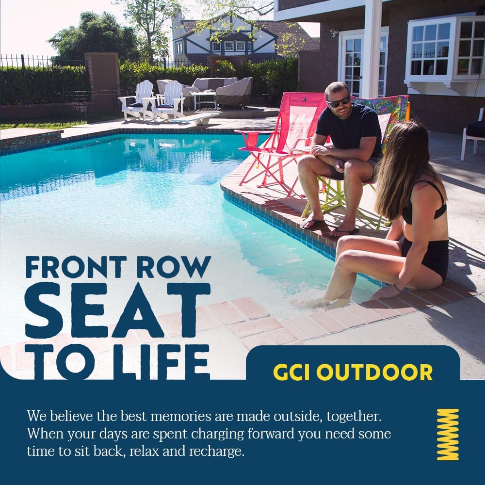 GCI Outdoor Comfort Pro Rocker Compact Patio Rocker for Small Balconies, Front Porches, and Modern Outdoor Spaces