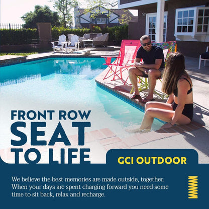 GCI Outdoor Comfort Pro Rocker Compact Patio Rocker for Small Balconies, Front Porches, and Modern Outdoor Spaces
