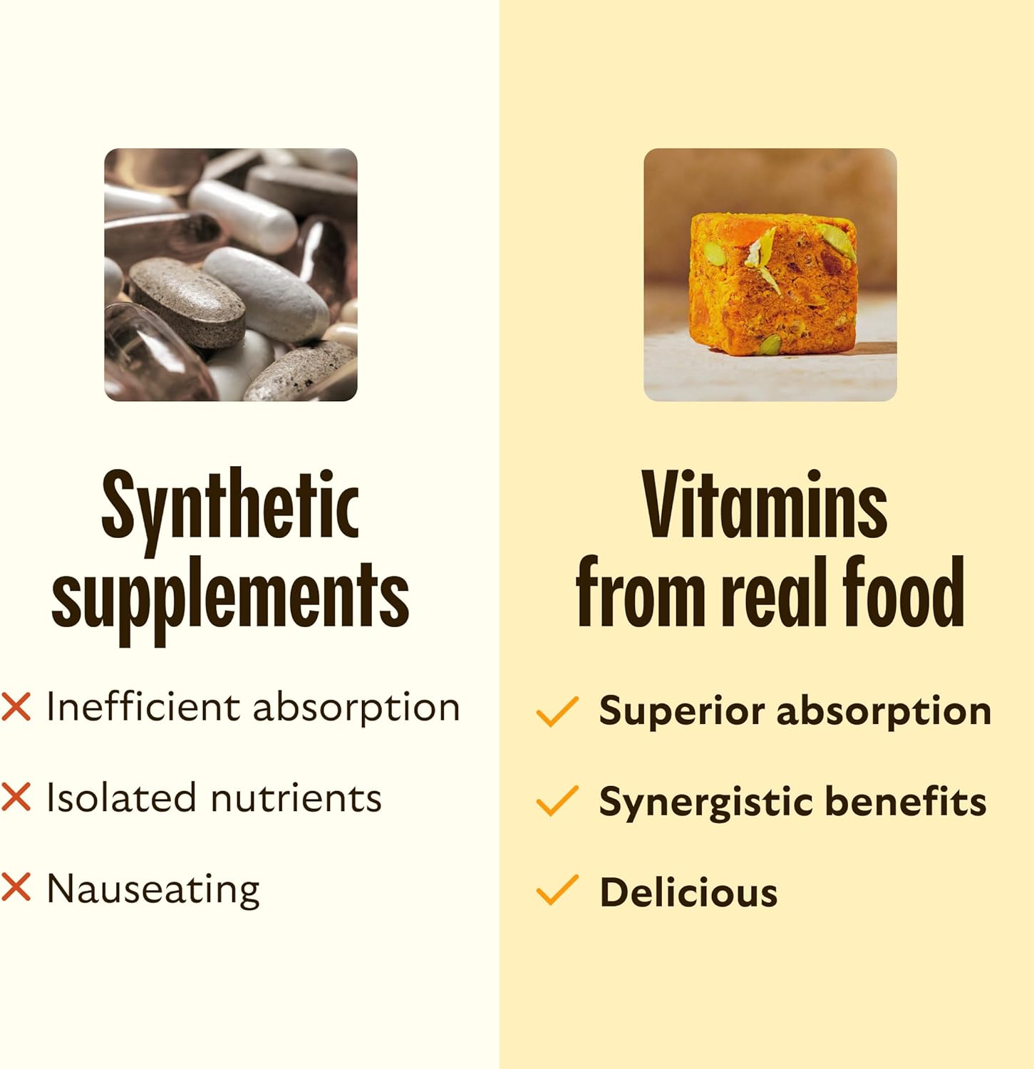 GEM Daily Bites – Bedtime Wind-Down Multivitamin for Her Wellness Ritual, Chewable Whole-Food Greens