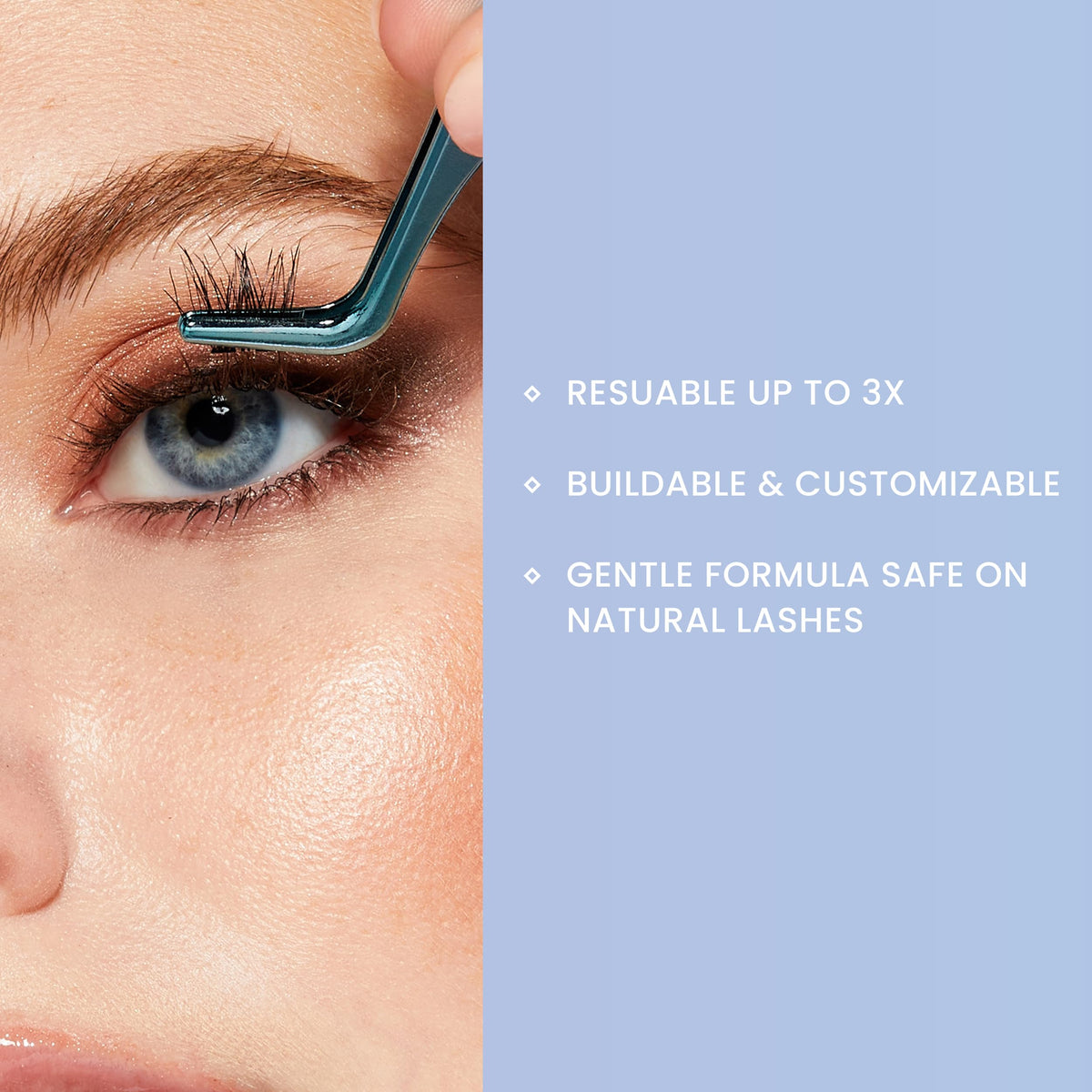 gentle, non-irritating formulation for sensitive skin and eye area