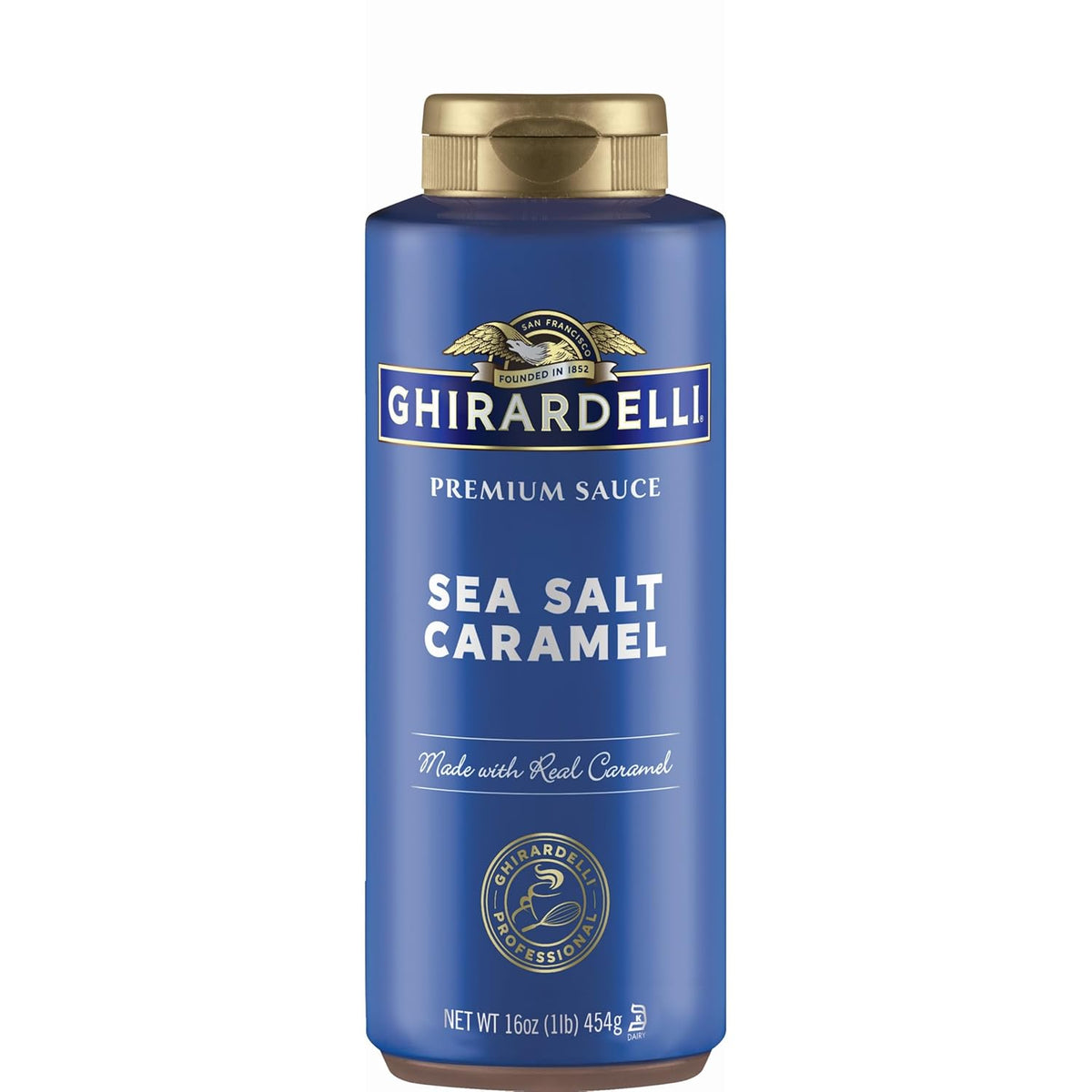 Ghirardelli Caramel Sauce Squeeze Bottle – Elevated Drizzle for Luxury Coffee Bars and Patisseries