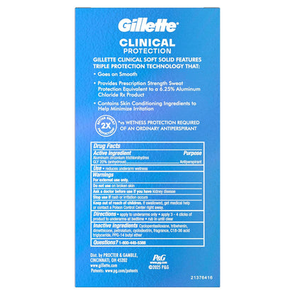 Gillette Clinical Men's Antiperspirant – All-Day Freshness for Your Self-Care Routine