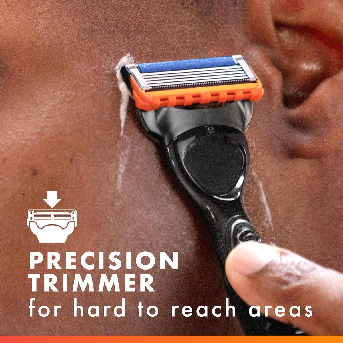 Gillette Fusion5 Power Razor for Men – Simple One-Handle Shave Solution, Five Blades and Trimmer in One Cartridge