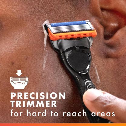 Gillette Fusion5 Power Razor for Men – Simple One-Handle Shave Solution, Five Blades and Trimmer in One Cartridge