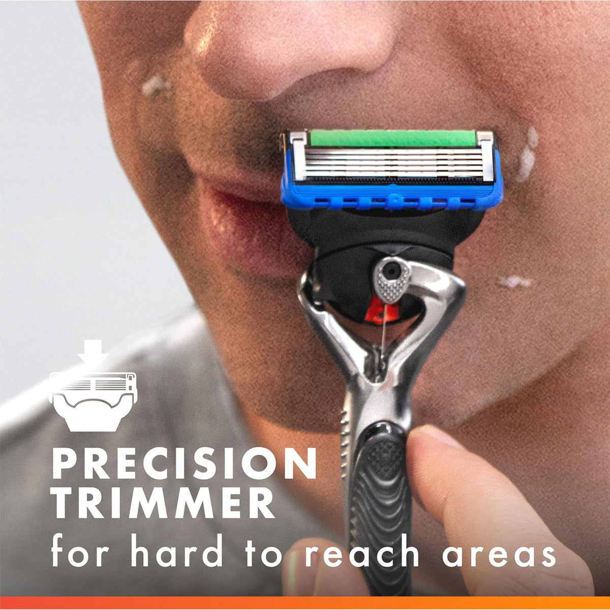 Gillette Fusion5 ProGlide Men's 5-Blade Razor Blade Refills – Useful Valentine's Day Groomsing Gift for Partner, 10 Pack