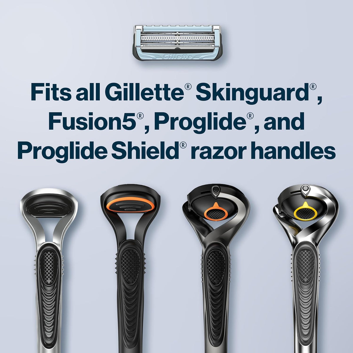 Gillette SkinGuard Sensitive Razor Blades – Bump-Free Shave for Mindful Grooming, 4 Count Refill