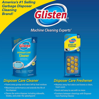 Glisten Garbage Disposal Cleaner – Plumbing-Safe Deep Clean with No Harsh Chemical Residue