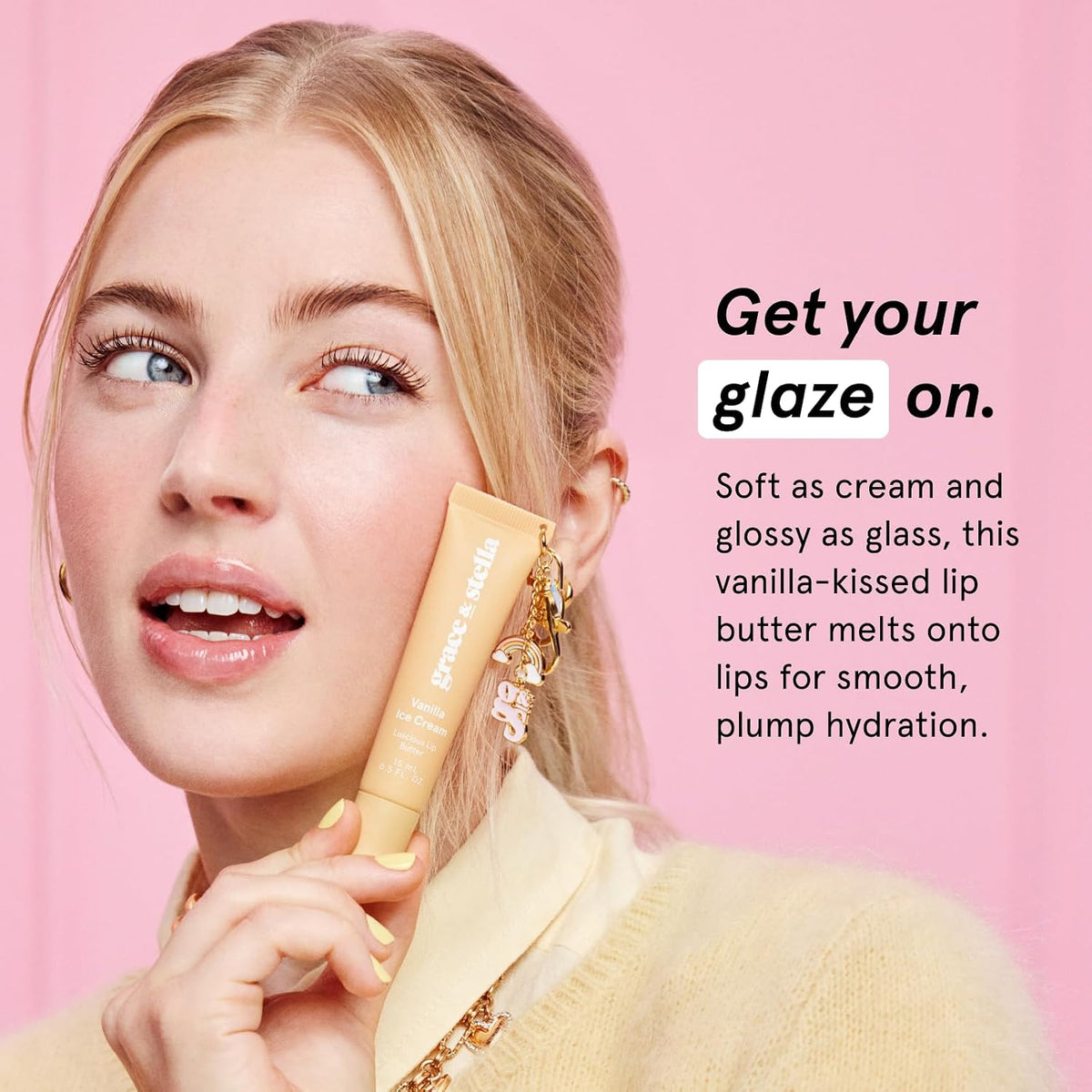 glossy, high-shine finish that glides on clear