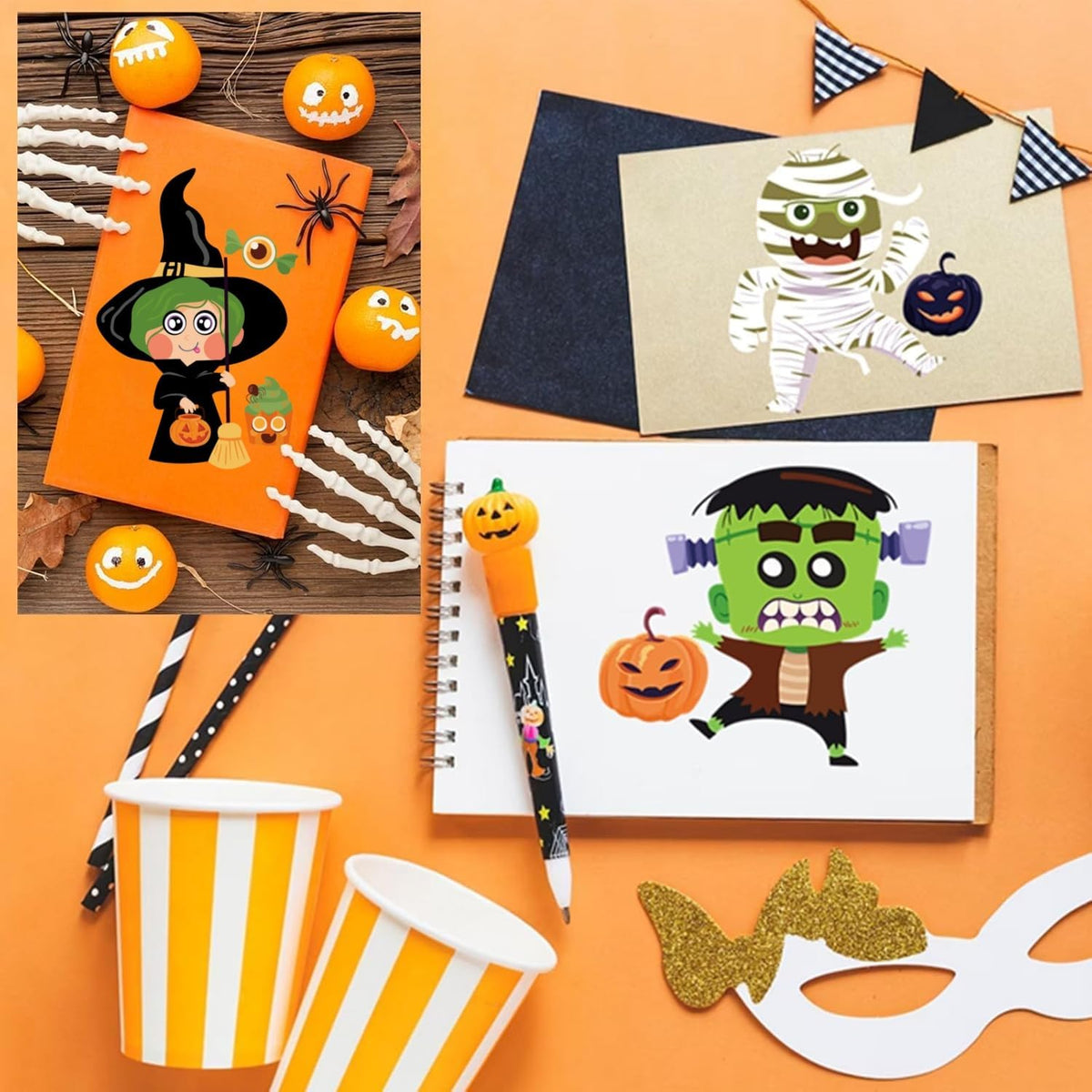 glossy laminated surface that resists smudges and keeps colors bright over time