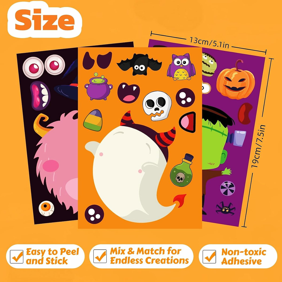 Halloween Sticker Chart Pack for Elementary Teachers – 16 Motivating Character Designs for After-School Programs