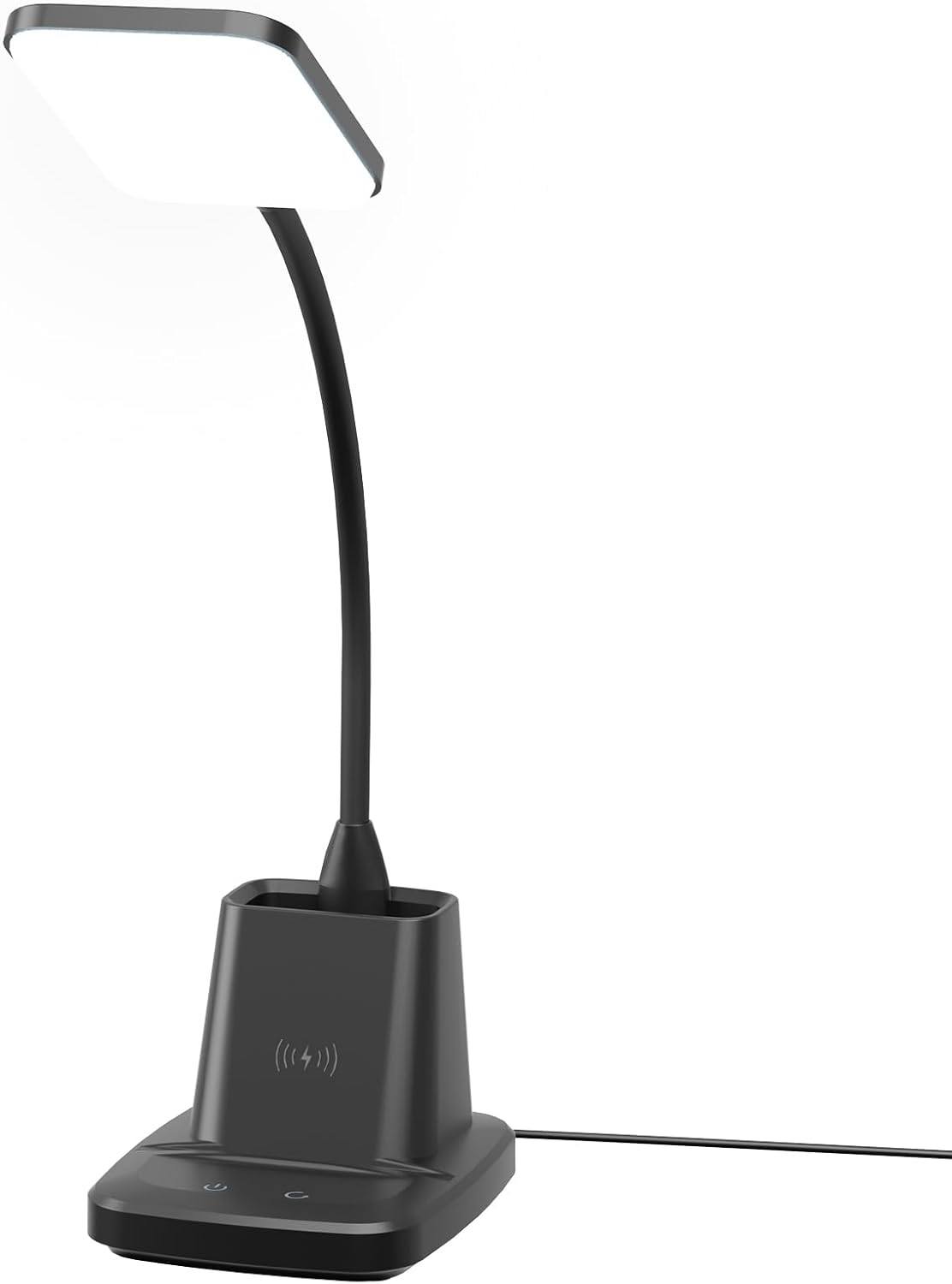GlowStudio LED Desk Lamp with Pen Holder – Stylish Holiday Gift for Her and Him Who Love Organized, Beautiful Desks