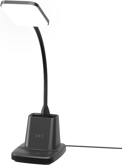 GlowStudio LED Desk Lamp with Pen Holder – Stylish Holiday Gift for Her and Him Who Love Organized, Beautiful Desks