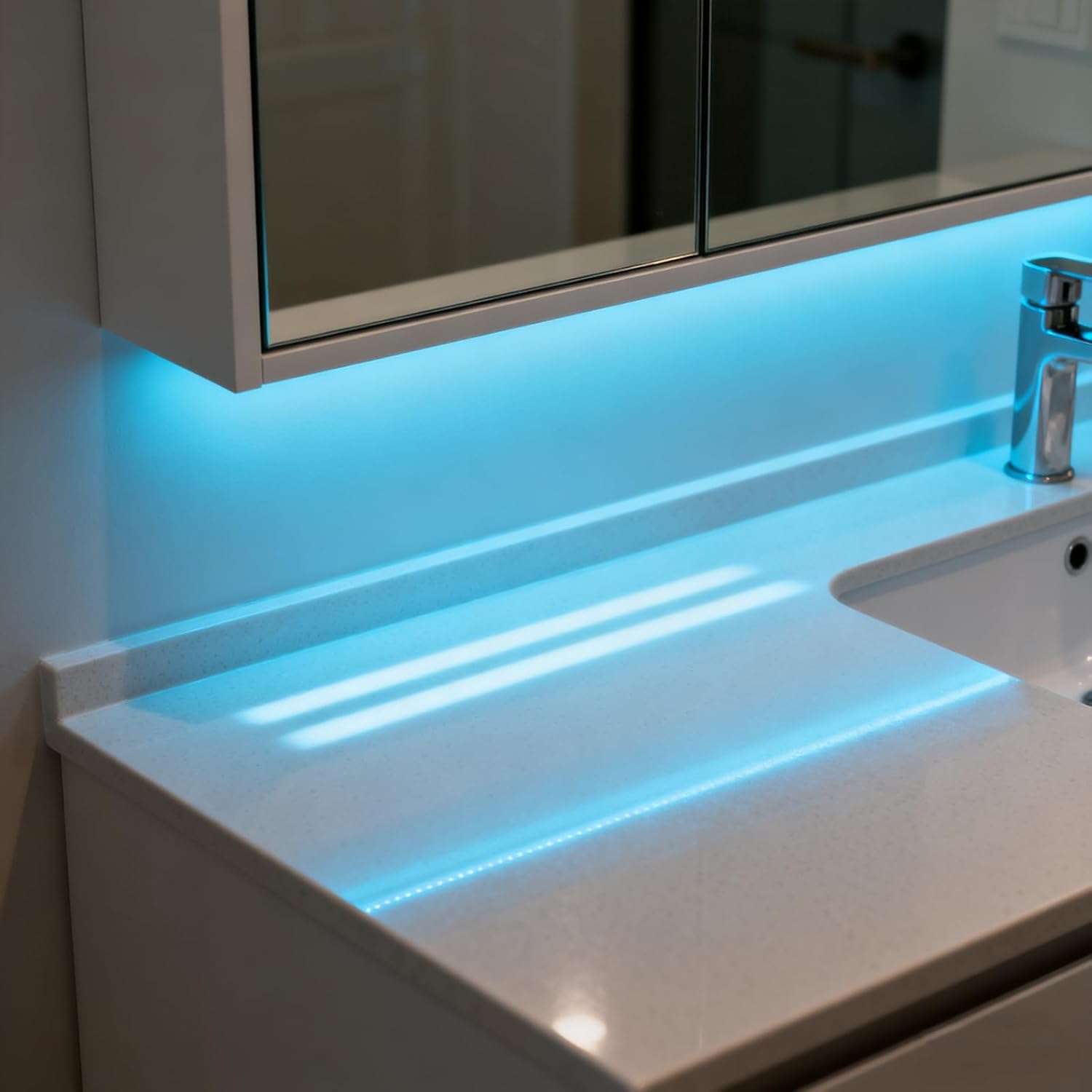 GlowVibe Remote-Controlled LED Strip – Warm Aesthetic Lighting for Apartment Bedrooms and Rentals