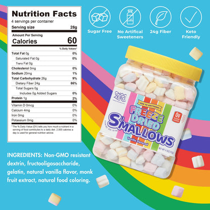 gluten-free and 0g fat formulation