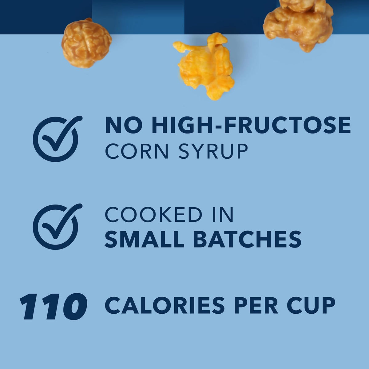gluten-free and vegetarian formulation made with non-gmo popcorn kernels; the product contains milk