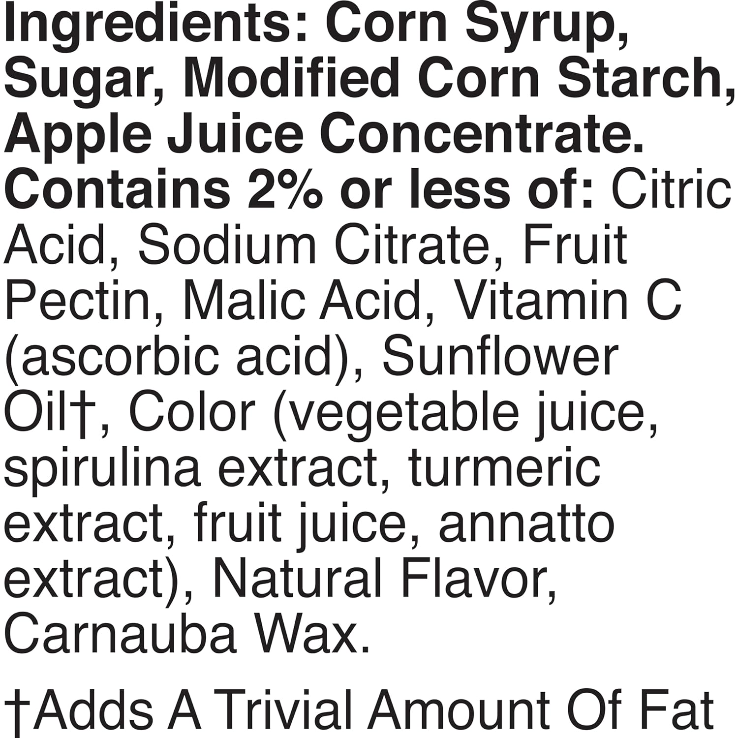 gluten-free, fat-free formula with no colors from artificial sources