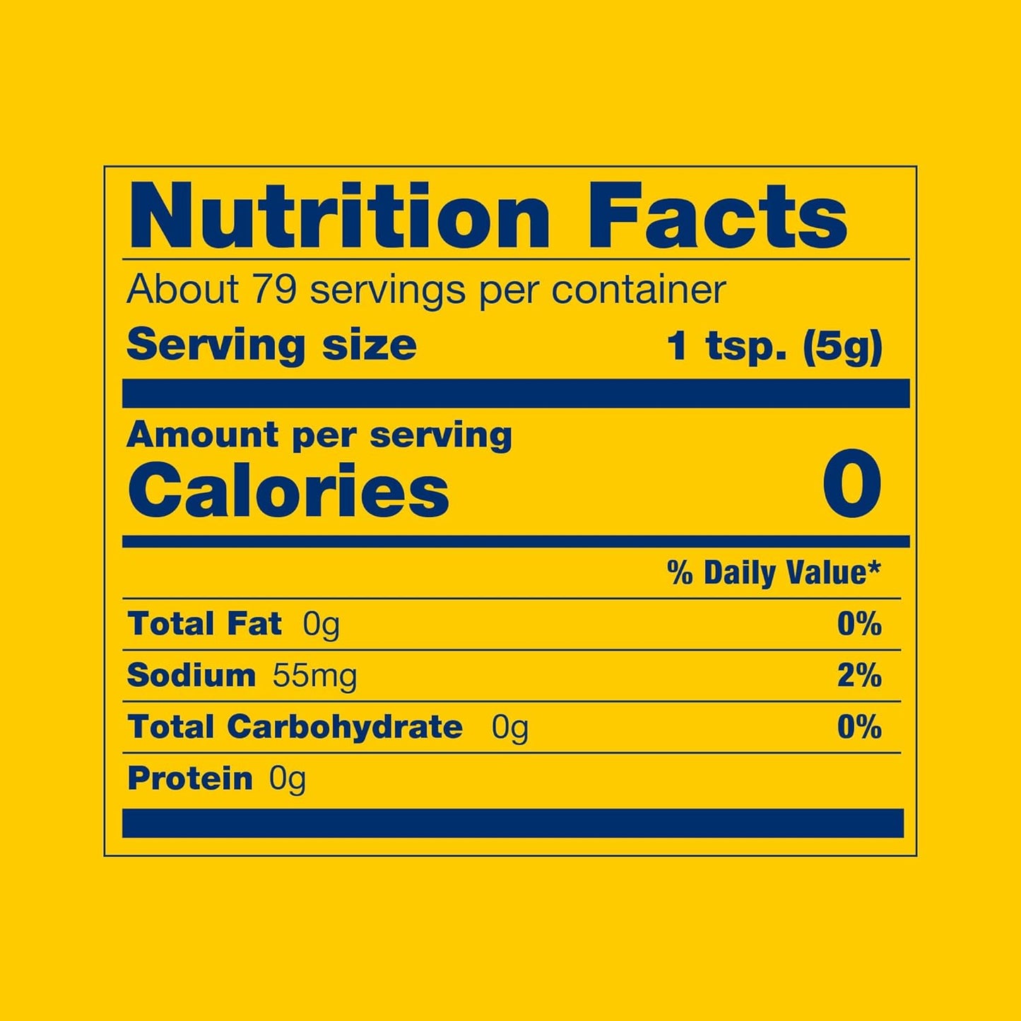 gluten free formulation with no artificial flavors